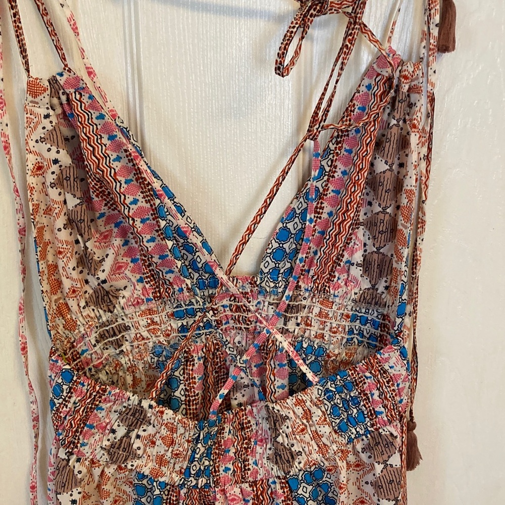 Lulu's Multicolor Patterned Maxi Dress - Picture 5 of 9